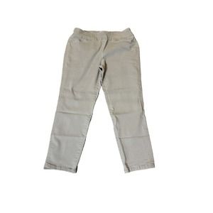 Croft Barrow Stretch Pant‎ Womens Size 14 Cream